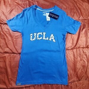NWT 2016 JanSport Women's Darcy Tee UCLA Bruins Blue V-Neck T-Shirt Size XL NEW